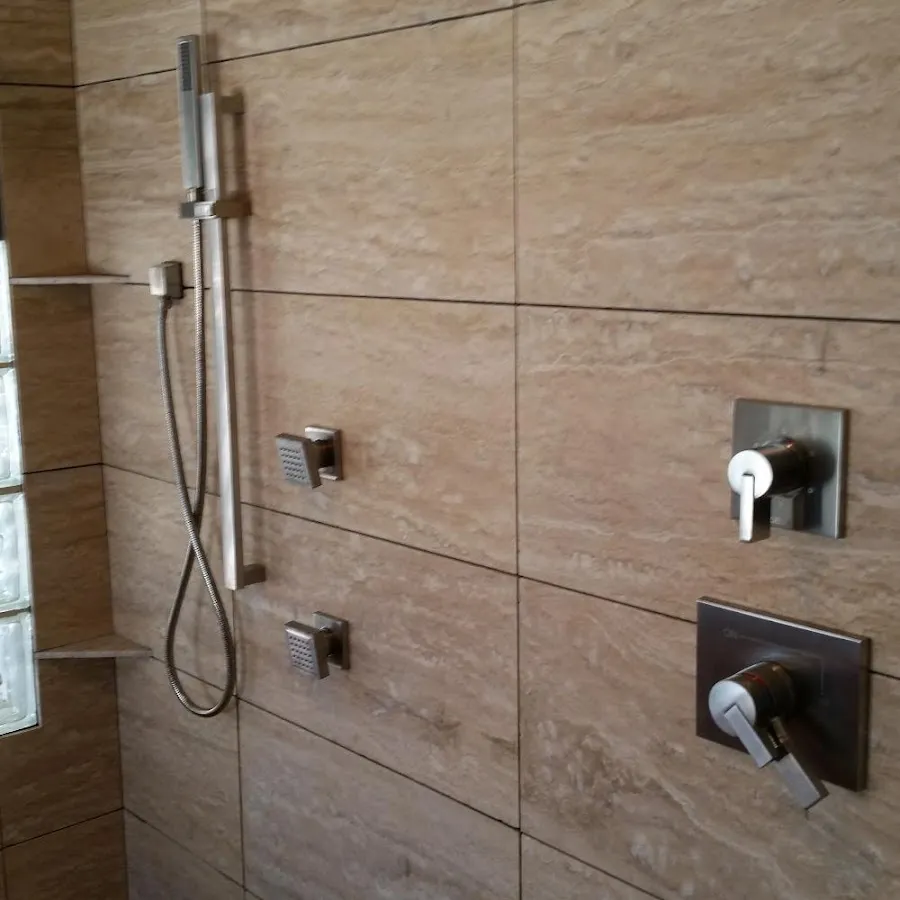 Shower fixture installation for Water Heater Replacement in Two Rivers